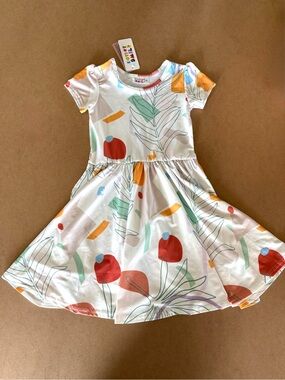 Dot Dot Smile cap sleeve dress